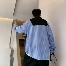 长袖衬衫春款男港风潮流C739P38，男装衬衫，星座1116-2