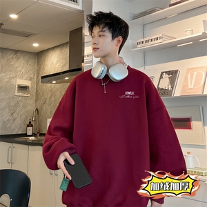 ！圆领卫衣男长袖T恤男 WY142-P28 加绒款（JR）-P33控价：49图片