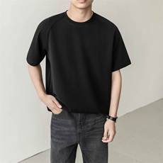 夏打底衫纯色百搭纯色圆领T恤短袖轻熟风A236-82539-特P36，男装T恤，电商A236