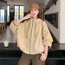 【新品】【有货】2026春季连帽皮衣C5805P195K318，女装皮衣，2D113