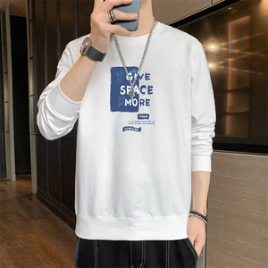 主推大货现货 2025春秋新款圆领大码印花男士卫衣F155图片