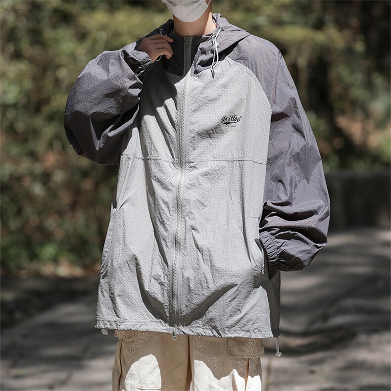 FS01-P45防晒衣男薄款外套夹克原创女防晒服防晒衫,男装夹克,电商B327