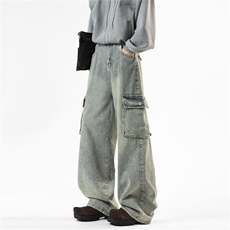 ！新秋现货复古工装牛仔裤809B-J132-P55，男装牛仔裤，星座809B（原星座805）