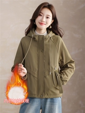 现货！现货！2025冬季女装新款加绒加厚棉衣棉服，女装棉衣/棉服，以桐