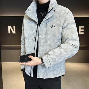 2502-M-3XL-P205标50绒店主风冬季立领男士休闲皮羽绒服男图片