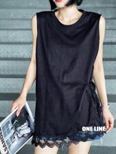 夏季新款花边背心，女装背心吊带，娇姿百合