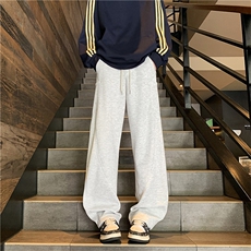 2024新款美式解构拼接弯刀卫裤宽松直筒休闲长裤男现货K8197-P43，男装休闲裤，星座512-3