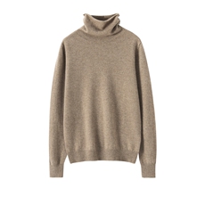 2025年秋季长袖套头无缝卷边堆堆领，女装羊绒衫，轻暖羊绒