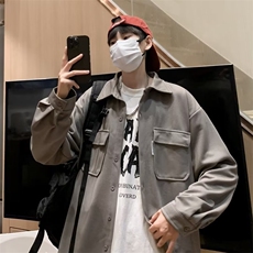 新款潮流男工装口袋衬衫FC033P40，男装衬衫，星座1116-2