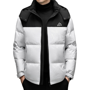2025新款冬季男士90%白鸭绒迷彩羽绒服大衣加厚304克羽绒服外套图片