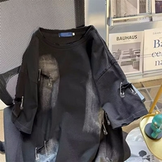 2024潮小众设计感短袖T恤男装高街宽松显瘦体恤上衣T001/P35，男装T恤，星座506