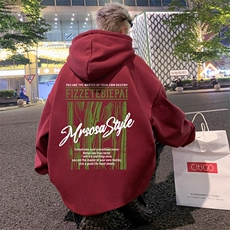 CM091P60新品重磅纯棉连帽卫衣秋冬外套字母印花港风美式帽衫，男装卫衣，星座304A-1