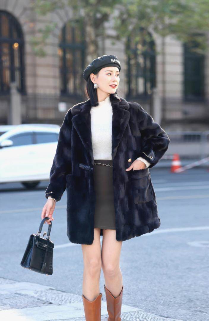 冬装，法貂绒皮毛一体，其它，雪飞诗