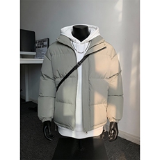 现货高品质美式高街冬季重磅三防加厚羽绒棉衣厚外套面包棉服，男装棉衣，电商A486-1