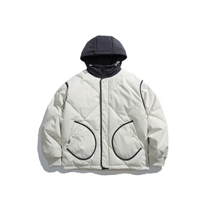 2025冬季新款男日系潮牌连帽白鸭绒羽绒服加厚外套棉衣YR66-F295图片