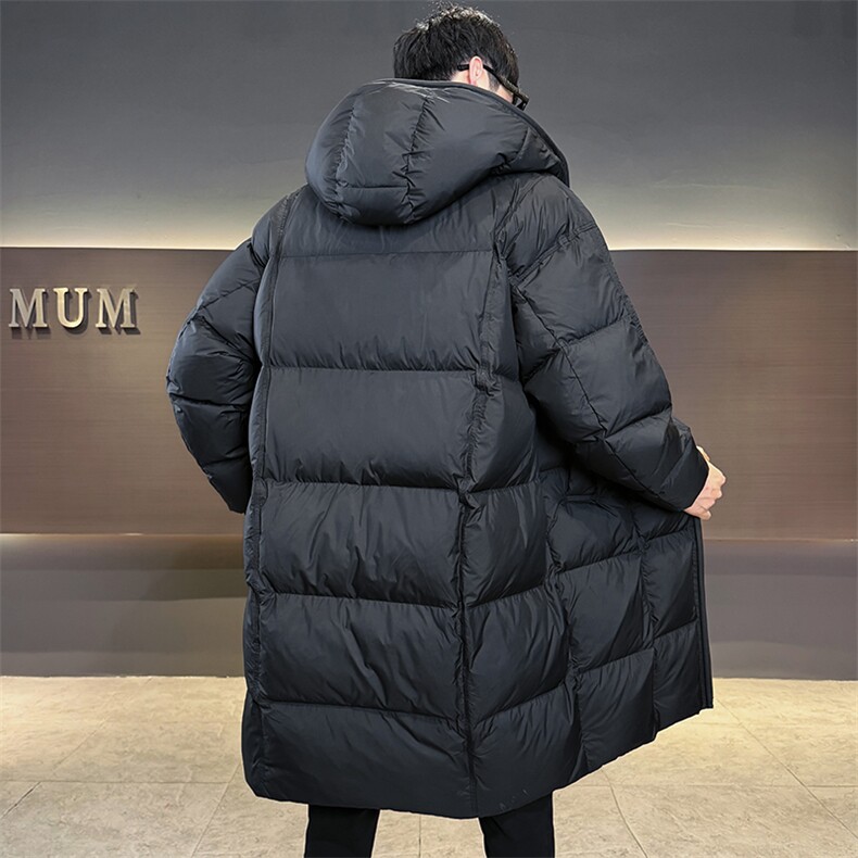 90标2025新款长款白鸭绒羽绒服高充绒保暖大衣YR8311-P479，男装羽绒服，电商D342