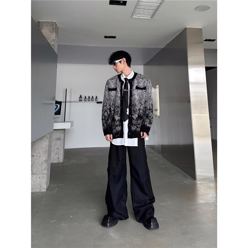 慵懒百搭时尚原宿流行简约开衫毛衣潮流日系ins新款气质文艺,男装针织衫/毛衣,星座218-1（原230）
