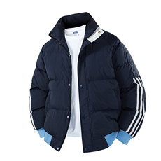 现货二开抖音得物供视频三防织带加厚拼接立领棉衣棉服LL8006，男装棉衣，电商A486