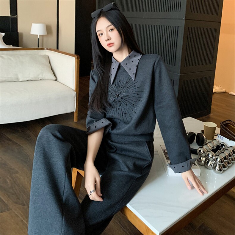 简约时尚休闲运动套装女春,女装套装/套裙,江南