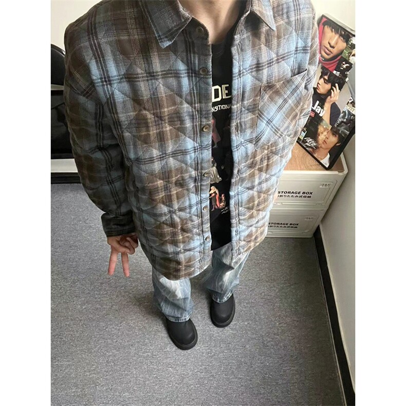 特P60无差价冬季百搭绵服外套工装棉衣-HY8520港风内景,男装棉衣,电商A003