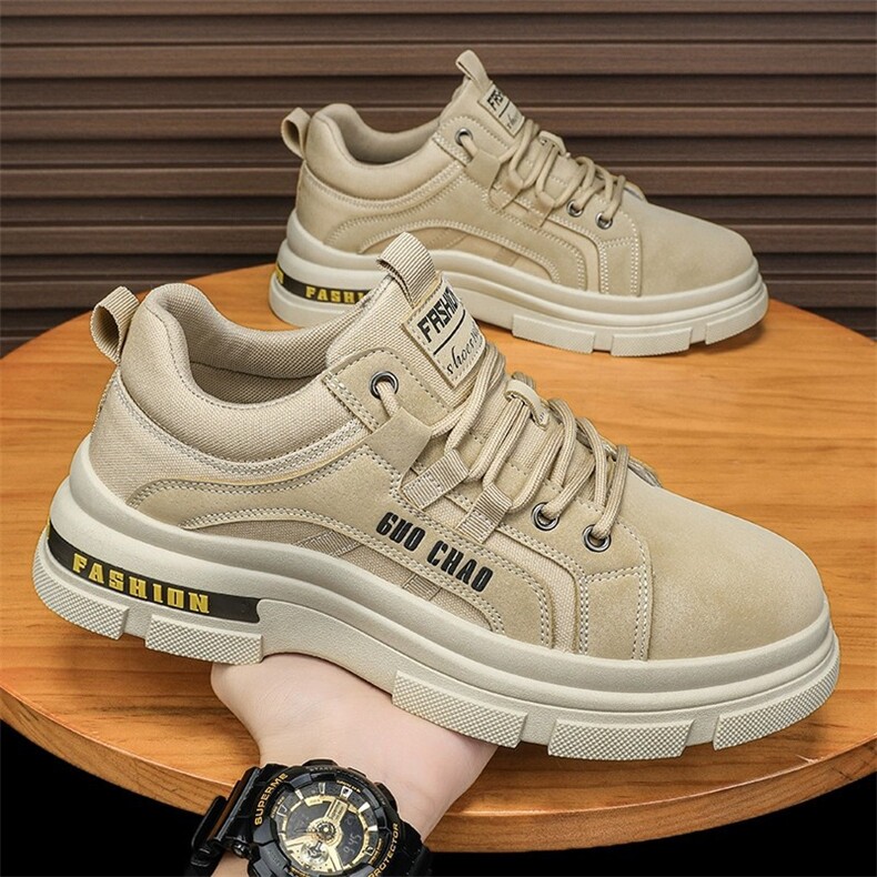 X3311-P105男鞋2023秋季新款男士时尚休闲百搭运动潮鞋男工装鞋，男鞋工装鞋，星座1407-3