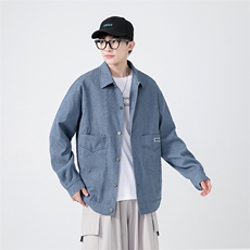 春秋季百搭休闲宽松灯芯绒夹克男士JK153-P60，男装夹克，星座1204