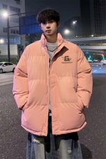 外景冬季情侣加厚面包服男宽松大码保暖棉衣立领外套MF00427/P90，男装棉衣，电商B316