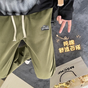 美式高街潮牌纯色系绳直筒阔脚百搭长裤  K630-特批38图片