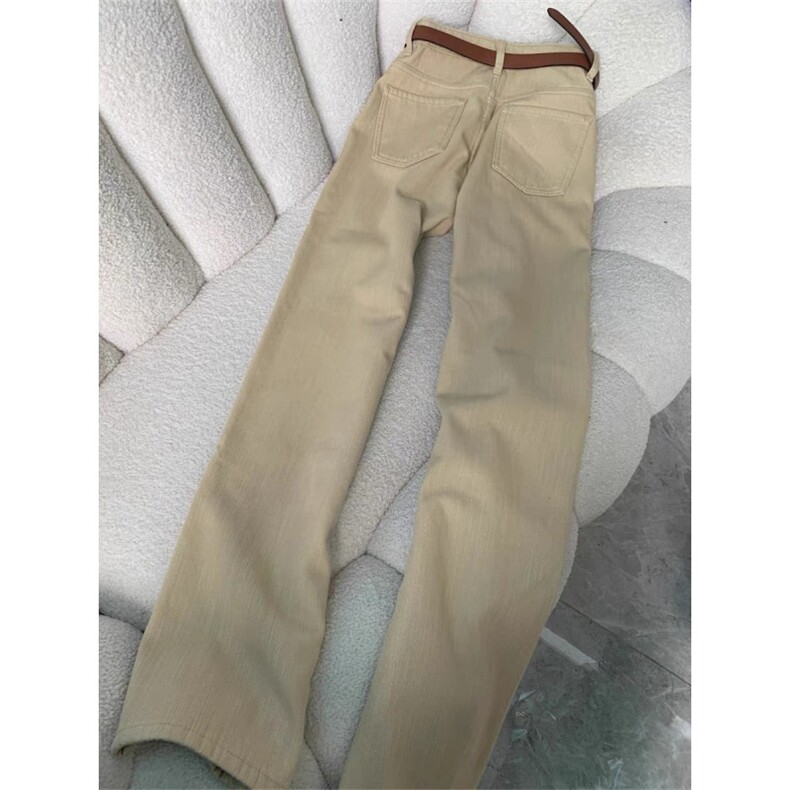 摆拍风加绒加厚高腰窄版阔腿牛仔裤ZK0289-P65加绒75,男装牛仔裤,星座313A(原308A-2)