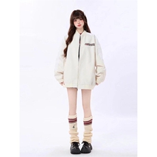 W9115-P65网图现货春季新款美式潮流棒球服宽松情侣夹克外套，男装夹克，星座1608-2