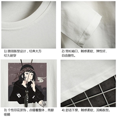 TX3122-P25加绒款-P35纯长袖t恤男大码圆领打底衫体恤网格，男装T恤，电商A040A