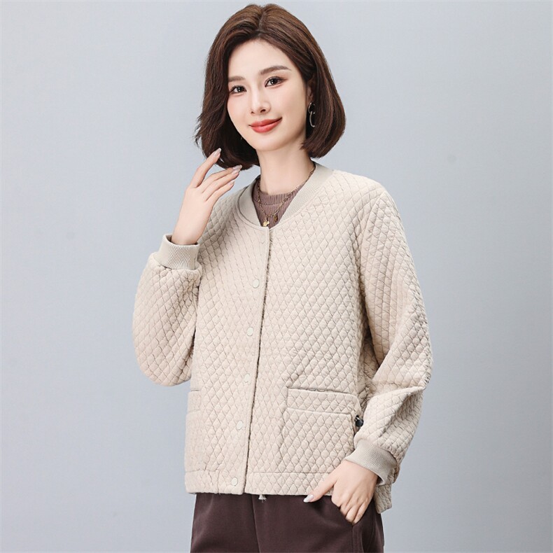 2025春秋季时尚简约大方气质优雅显瘦休闲百搭潮流短外套,女装短外套,独衣靓