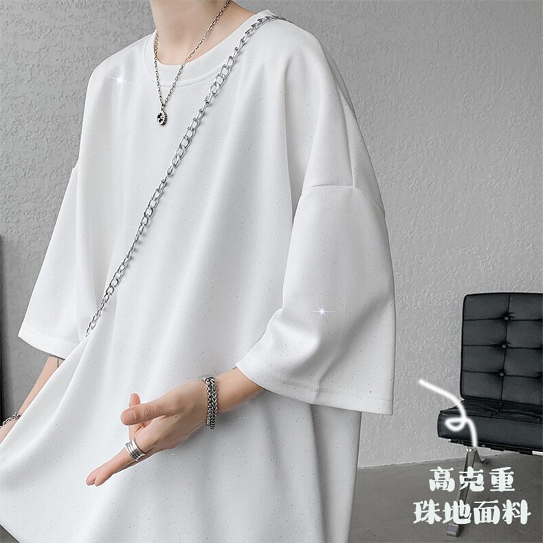重磅高品质珠地面料星空T恤DSA059-T10030-特批22控38,男装T恤,电商A059