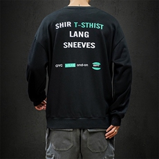 2021春装日系大码韩版宽松情侣装印花圆领卫衣上衣潮WY909-P50，男装卫衣，电商A009A（原A058A）