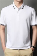 爸爸夏装短袖t恤中老年冰丝中年人polo衫男士夏季爷爷男装，男装T恤，电商B212（原钱塘6029）