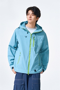 新款男女高品质户外登山服青少年学生冲锋衣夹克外套HS6633-P80图片