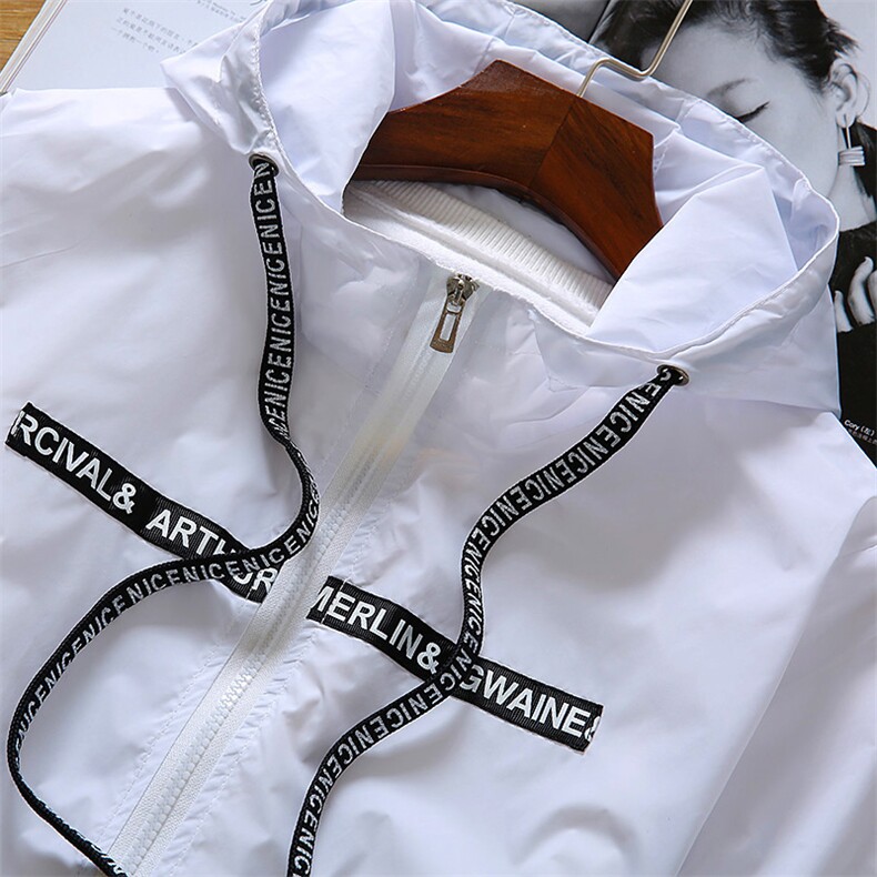 Y288Y28情侣连帽防晒服夹克外套开衫大码学生班服青少年潮外贸男,男装夹克,星座115A(原星座507）