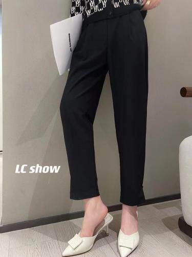 现货夏天时尚洋气西裤百搭时尚，女装，LC裤子