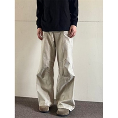 美式工装牛仔裤男女男生高级感vibe风cleanfit微喇裤WLNZ499-p58，男装牛仔裤，星座1008
