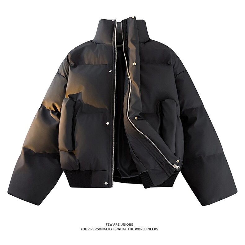 立领加厚防水防污保暖棉服bf百搭外套面包服 5D3063-TP70不图片