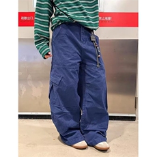 复古多口袋工装牛仔裤男女秋冬休闲垂感拖地直筒宽松长裤NC656，男装牛仔裤，星座1116A（原606A-3）