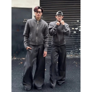 老钱风立领开衫毛衣MY0115-特批52图片