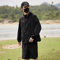 夏季薄款UPF50+防紫外线皮肤衣男宽松钓鱼防晒服套装2360-682-P55，男装休闲套装，星座1403A