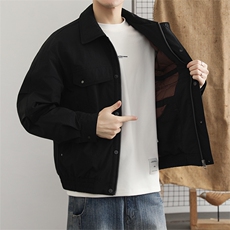 标90绒】翻领羽绒服男秋冬季2025新款短款外套，男装羽绒服，星座914