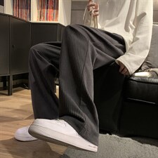 潮流拖地灯芯绒聚酯纤维1008-特批35，男装休闲裤，星座718-1