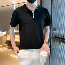 男纯色短袖时尚2023POLO衫百搭潮流青春流行TS317，男装T恤，星座1116A-2（原606A-1）