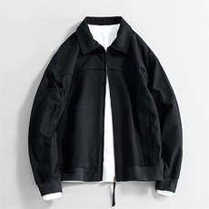 大货拼色衬衫领纯棉宽松夹克男上衣外套DSA157B-J182-P75，男装夹克，电商A157B