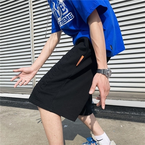 2025夏潮ins休闲卫裤男时尚五分短裤A061-X5208-P40-控58图片