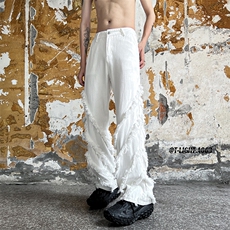 美式ins高街hiphop流苏小众休闲牛仔长裤货号K2308P65控88，男装牛仔裤，电商A063