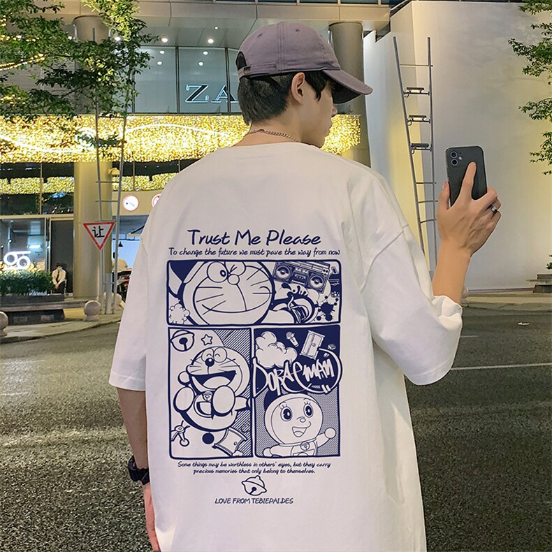 T671P26夏季新品港风高街美式短袖T恤宽松ins重磅纯棉体恤,男装T恤,星座304A
